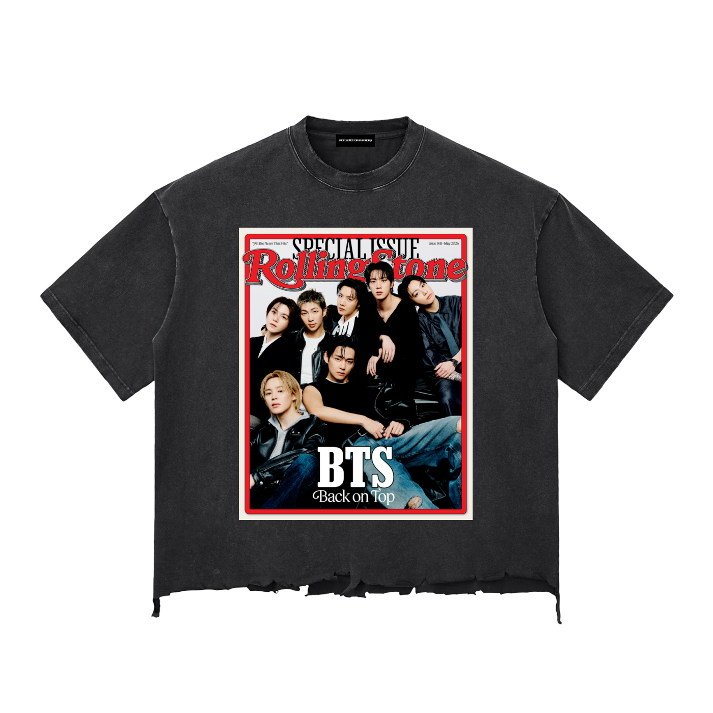 BTS Rolling Stone Boxy T-shirt