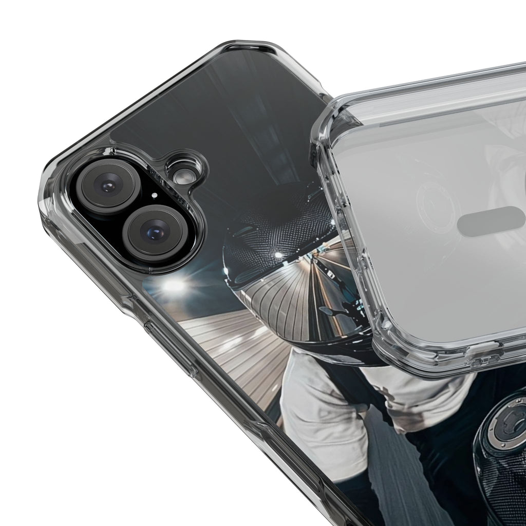 BTS Hooligan Biker (Jungkook) iPhone Clear Magnetic Phone Case
