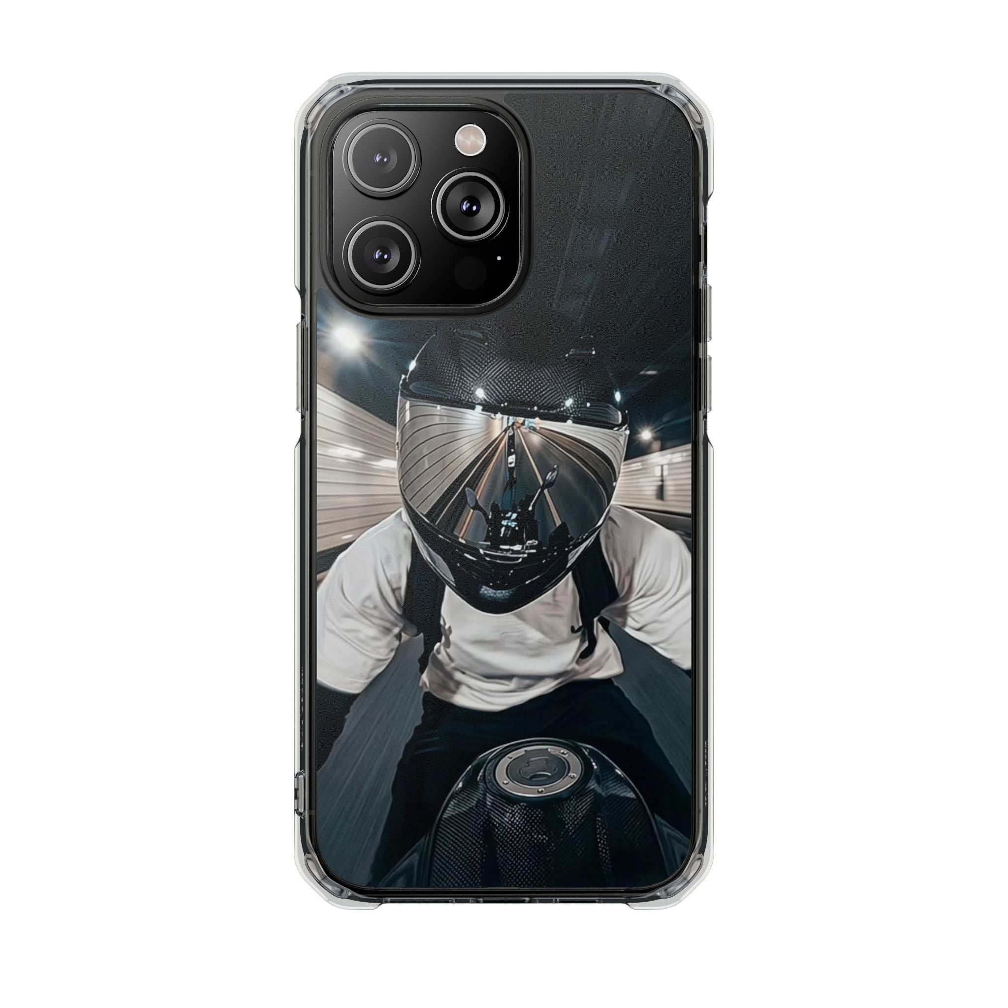 BTS Hooligan Biker (Jungkook) iPhone Clear Magnetic Phone Case