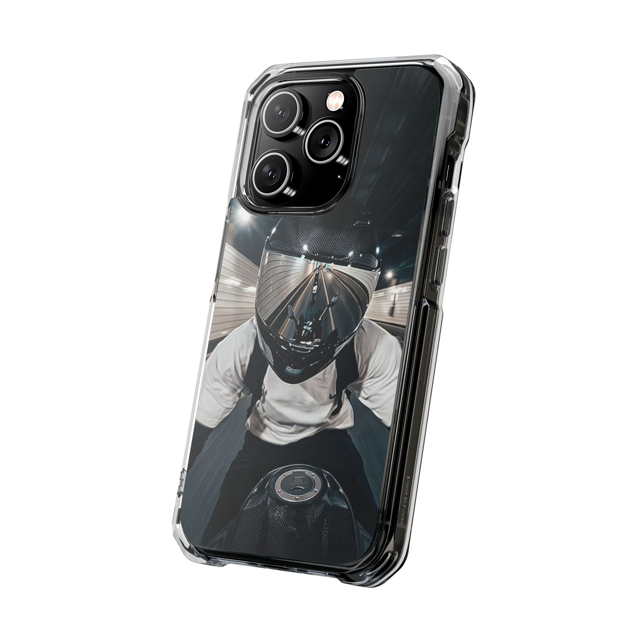BTS Hooligan Biker (Jungkook) iPhone Clear Magnetic Phone Case