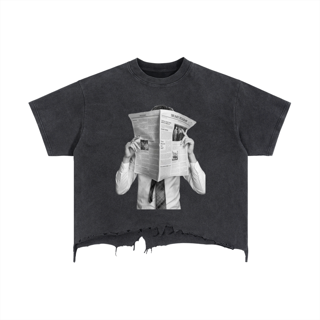 BTS ARIRANG S/S Boxy Distressed
Hem T-Shirt (RM)