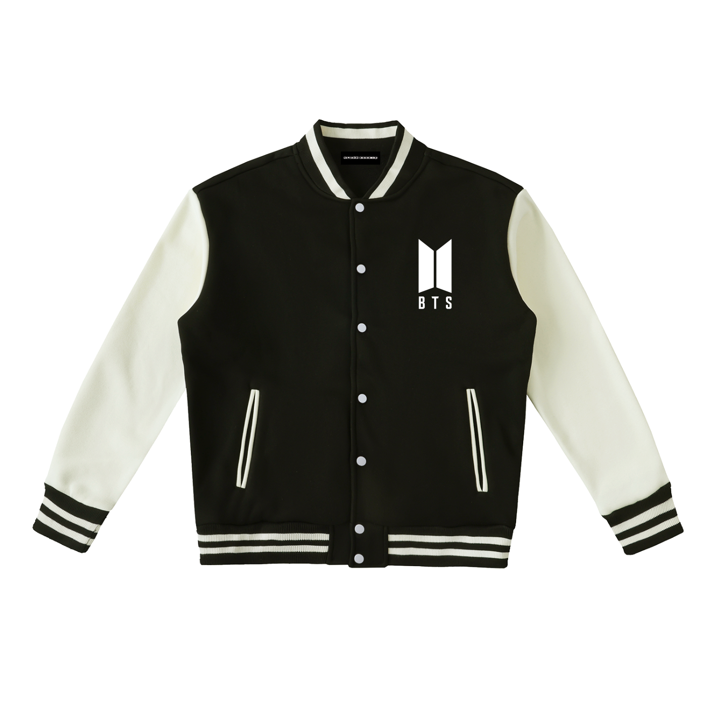 BTS Fleeced Varsity Jacket
