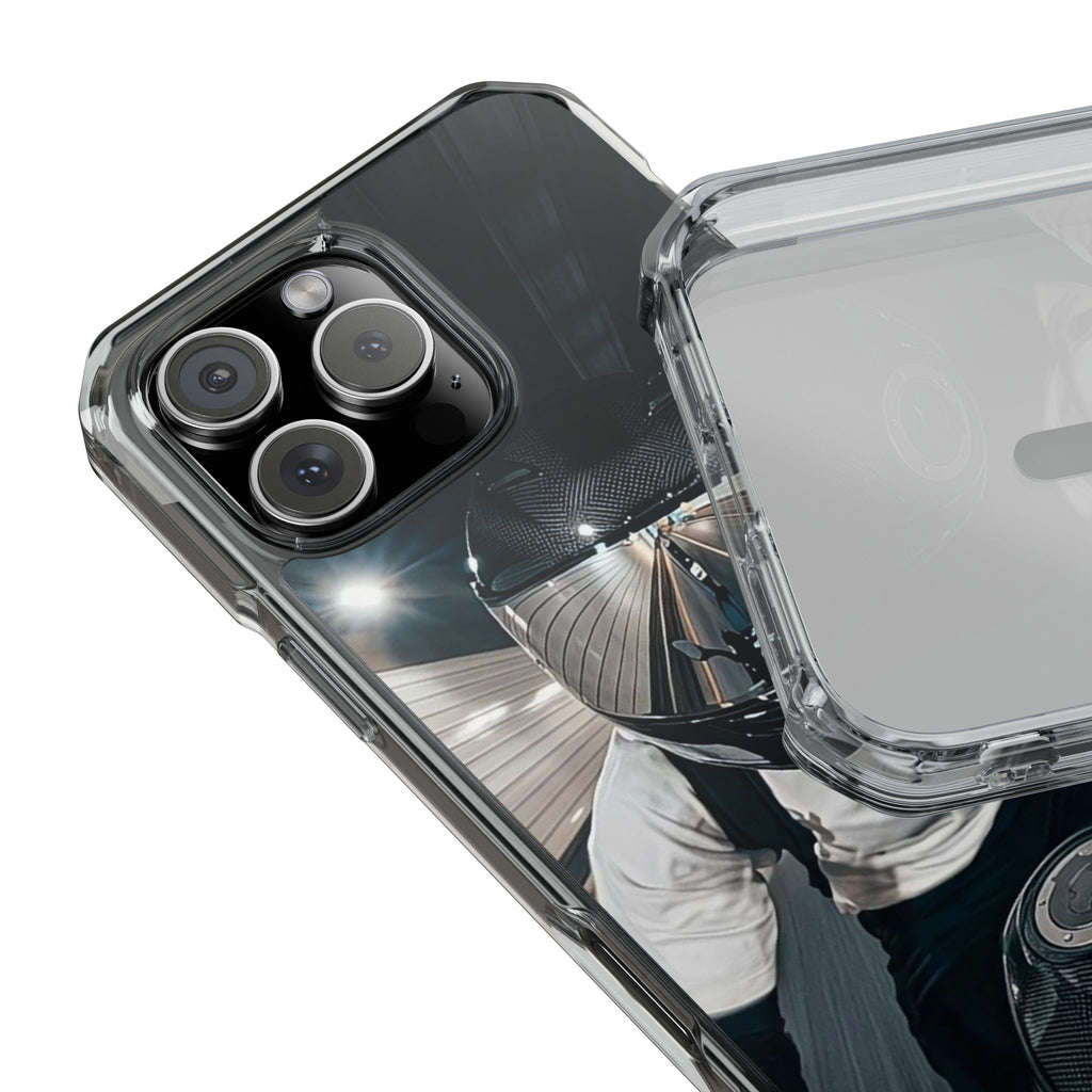 BTS Hooligan Biker (Jungkook) iPhone Clear Magnetic Phone Case