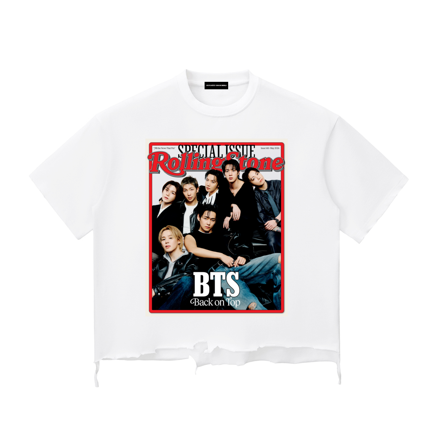 BTS Rolling Stone Boxy T-shirt