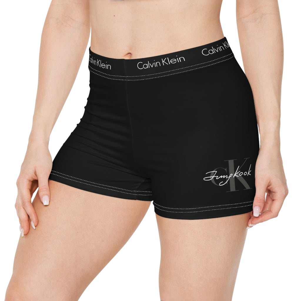 Jungkook and Calvin Klein Black Women’s Boxer Shorts