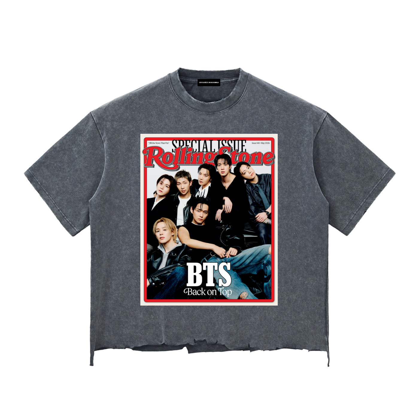 BTS Rolling Stone Boxy T-shirt