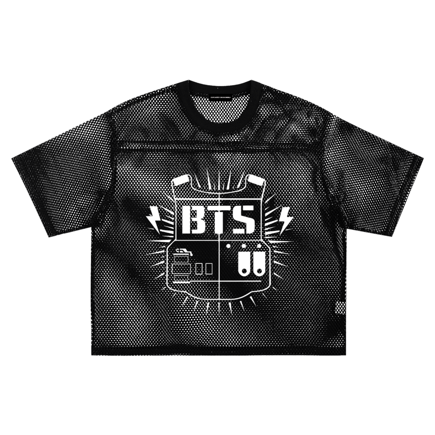 Old BTS Logo See-through Net T-Shirt