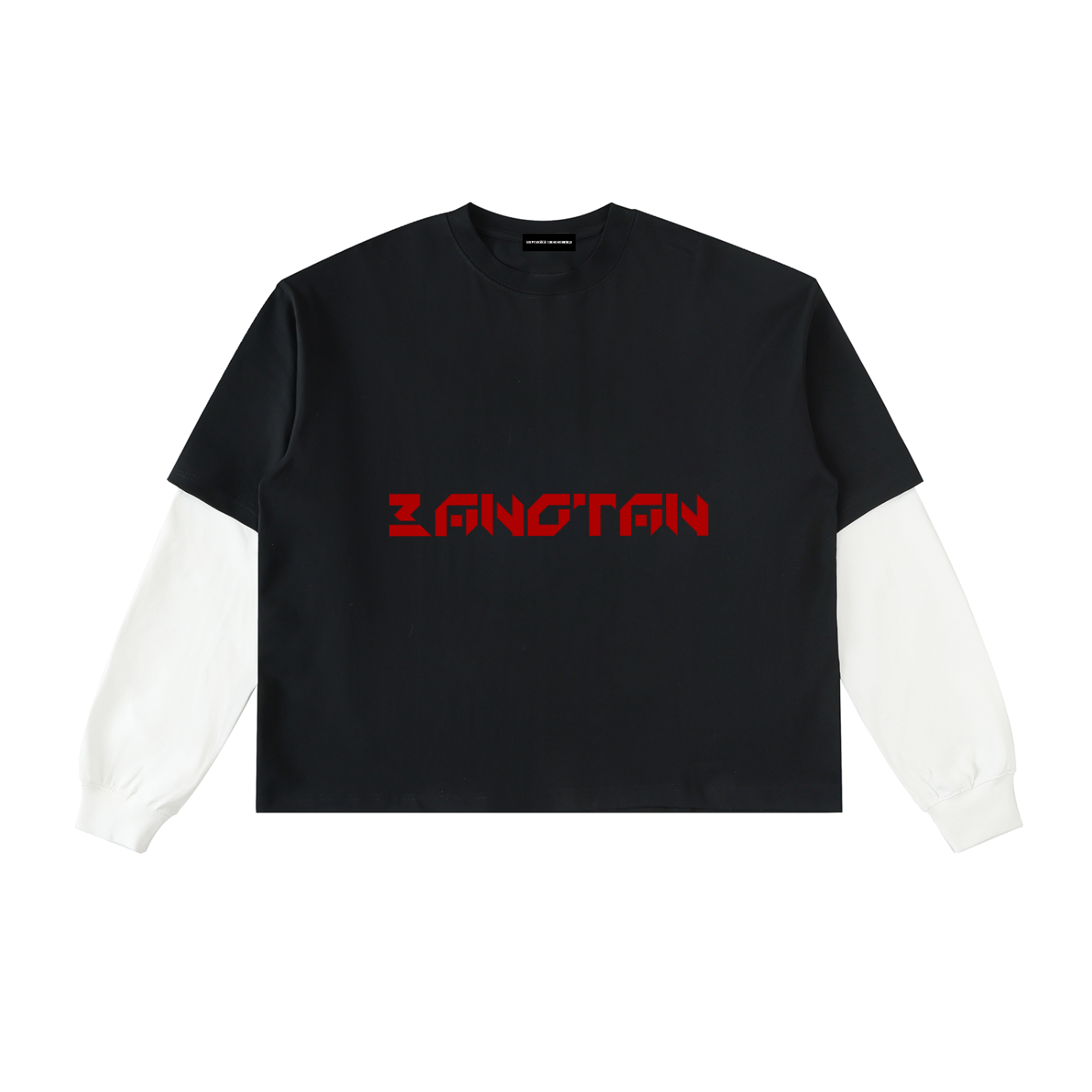 BTS World tour Layered Contrast Sleeve Cotton T-Shirt