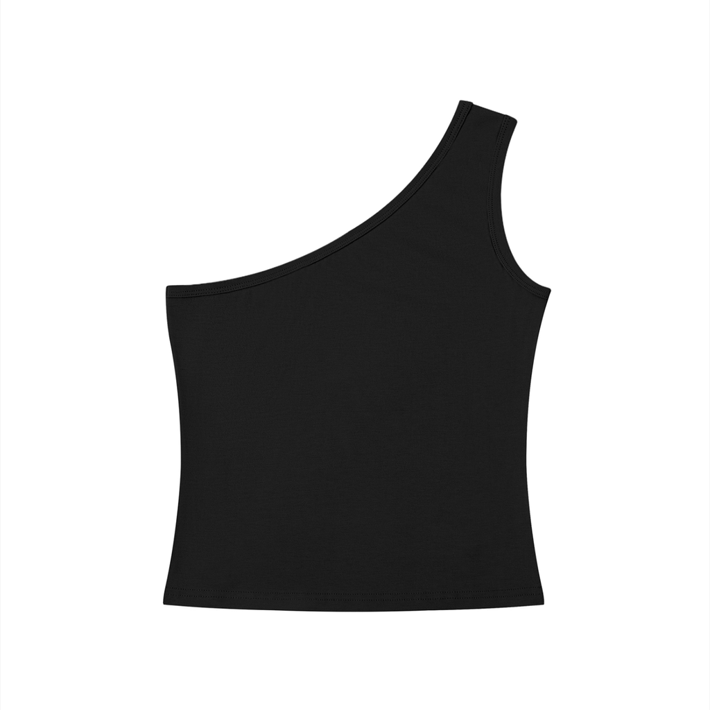 Ma city (Tampa) One-Shoulder Crop T-Shirt