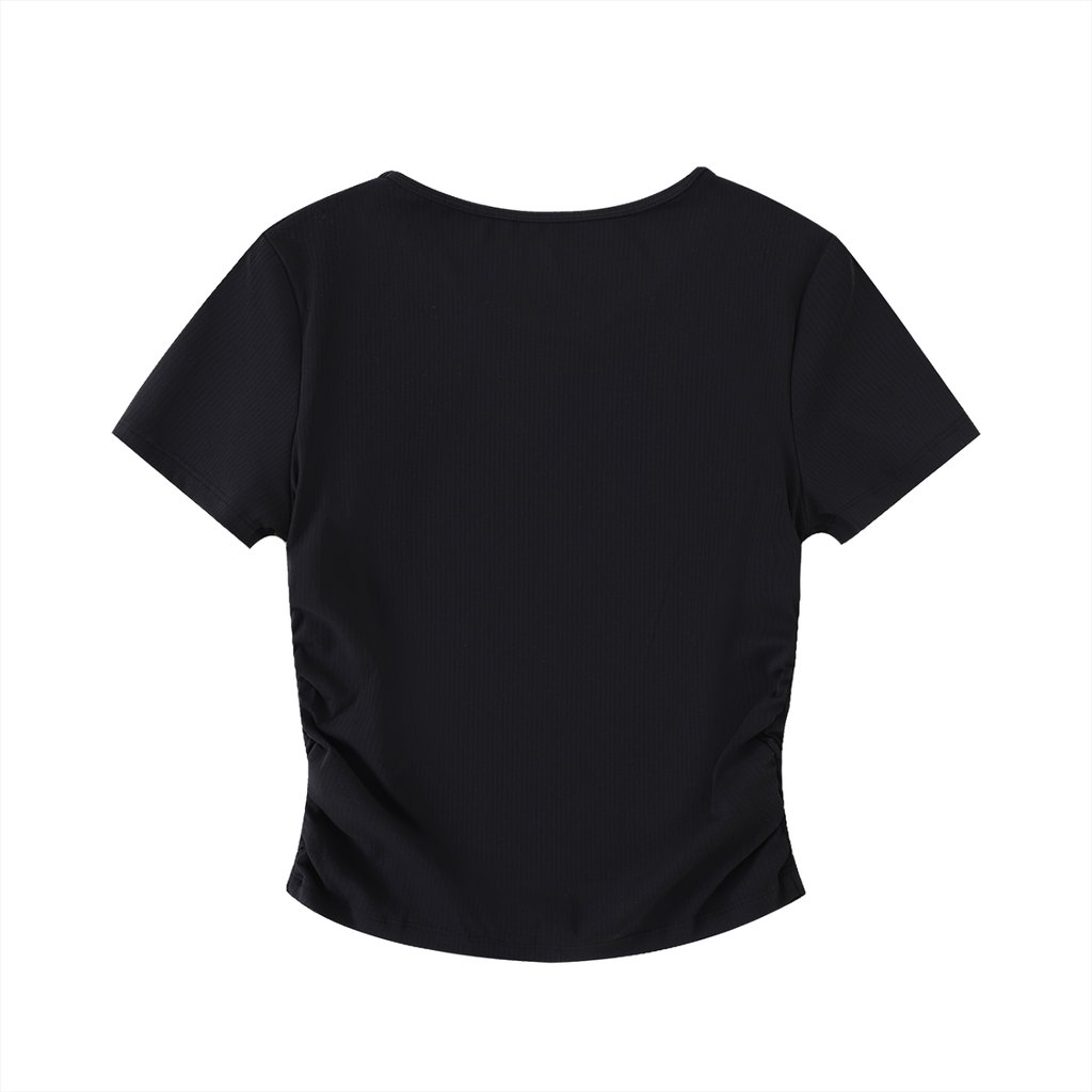 SWIM Ruched Crop Top