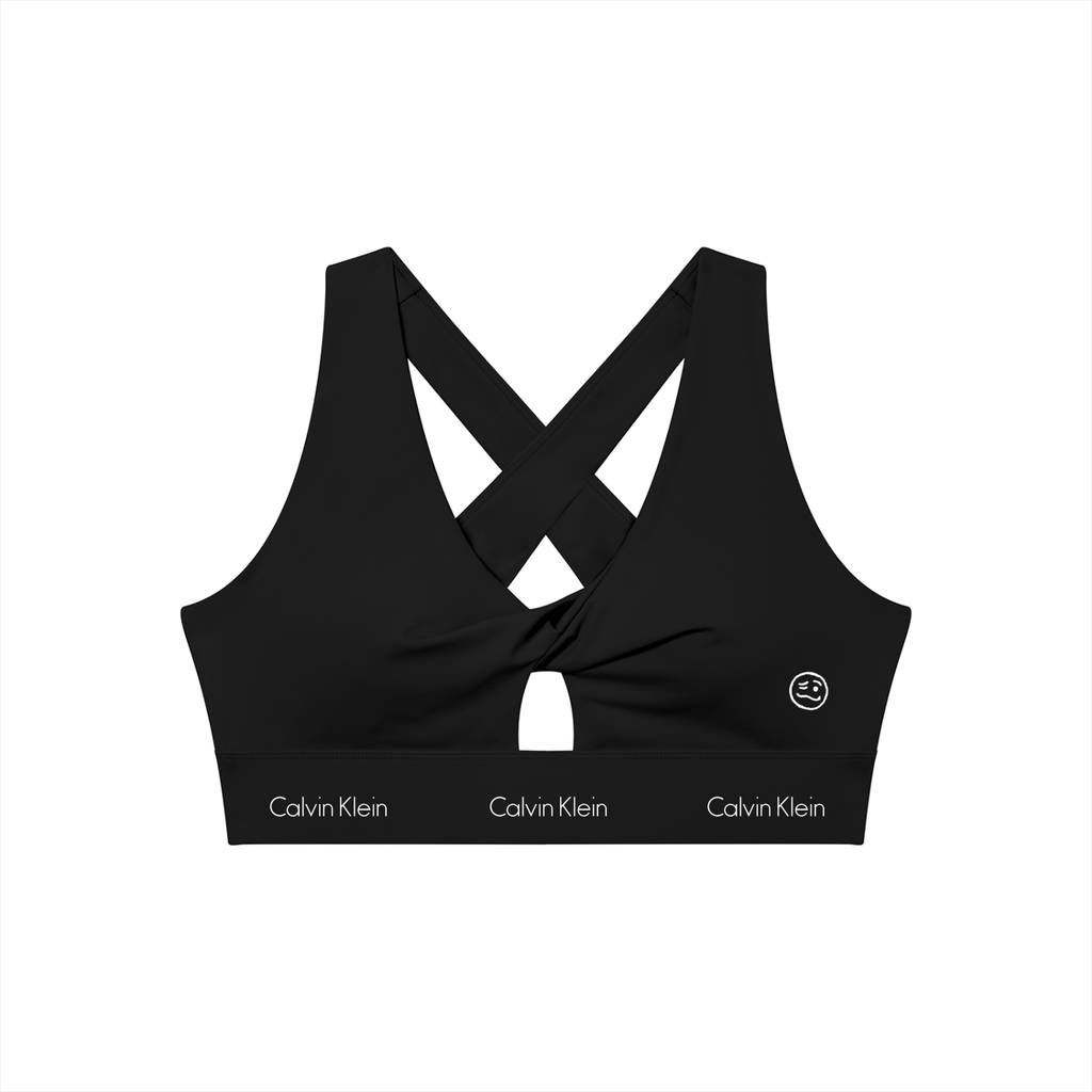 Jungkook and Calvin Klein Women's Twist Front Sports Bra