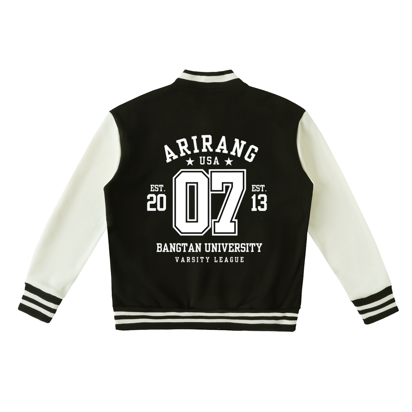 BTS Fleeced Varsity Jacket